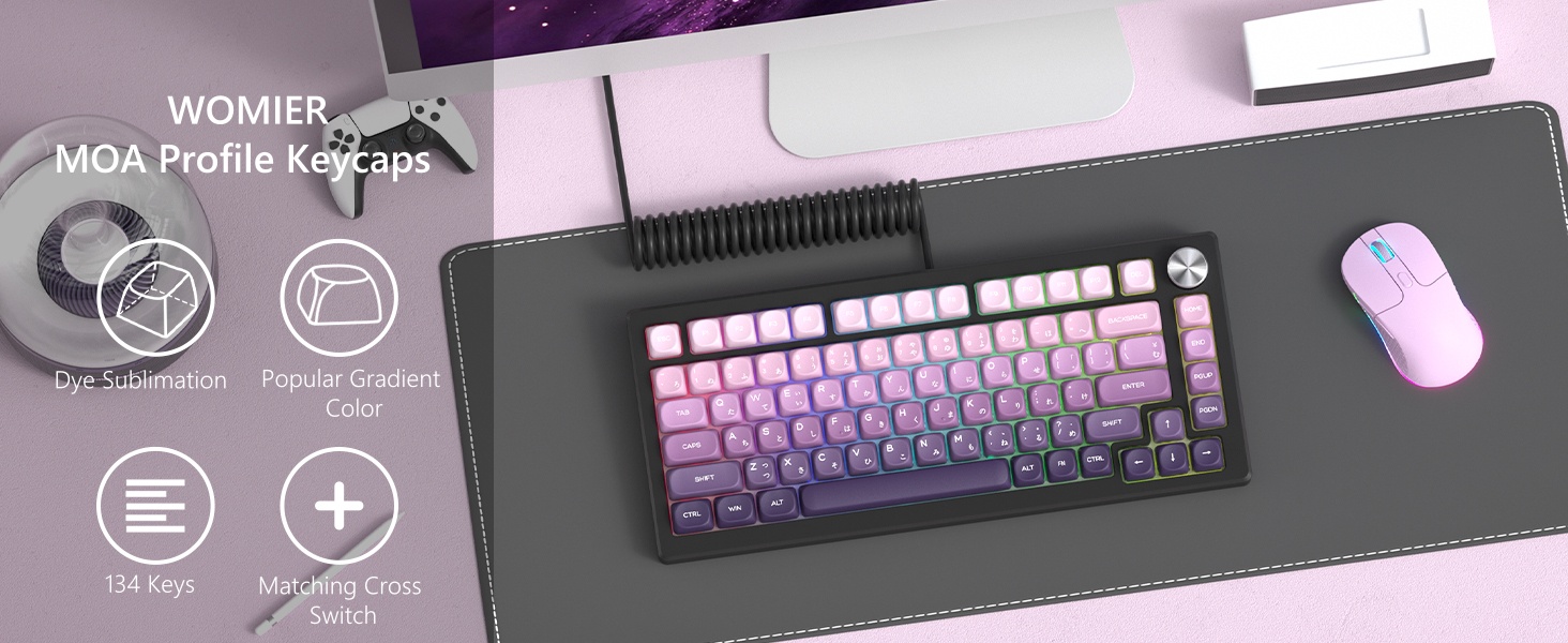 Japanese MOA Keycaps