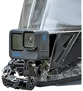 Motorcycle Helmet Chin Mount Kit Compatible with GoPro Hero 10 Black, Hero 9/8/7 (2018)/6, 4 Sess...