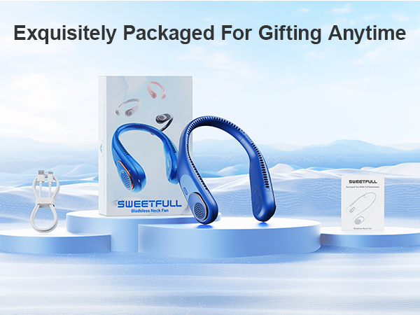  portable neck fan; personal neck fan; portable fan neck; fan neck; fan around your neck; 