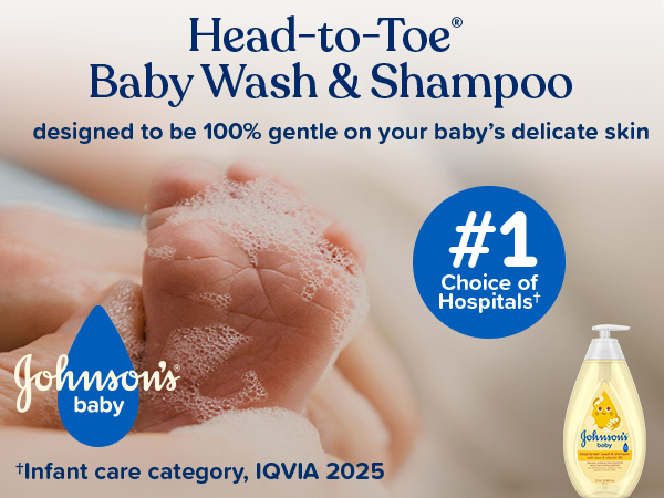Johnsons baby shampoo and wash