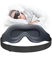 Sleep Eye Mask, EVA BELLE Sleep Mask for Men Women, Zero Eye Pressure 3D Sleeping Mask, Cool Supe...