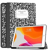 Soke New iPad 10.2 Case with Pencil Holder for iPad 9th Generation 2021 /8th Gen 2020/7th Gen 201...