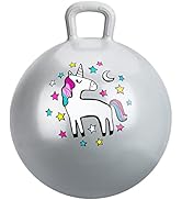INPODAK Hopper Ball 18 Inch Bouncy Ball with Handle for Kids, Hippity Hop Jumping Bouncer Hopping...