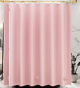 blush pink 8g shower curtain liner