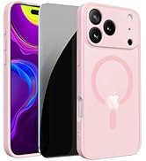 LWLFEKA Magnetic for iPhone 17 Pro Case with Privacy Screen Protectors and Camera Cover,Compatibl...