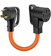 EV Charger Adapter Cord: NEMA TT-30P to 14-50R Charger 3 Prong 30AMP Dryer to 50 AMP EV Conversio...