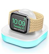 Magnetic Charger for Apple Watch Charger Stand, Portable iWatch Charger Dock with Adjustable Colo...