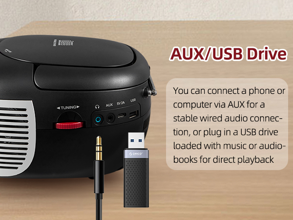 CD and Cassette Player