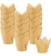 XP-ART 300PCS Tulip Parchment Cupcake Liners Standard Baking Cups Muffin Wrappers Perfect for Bak...