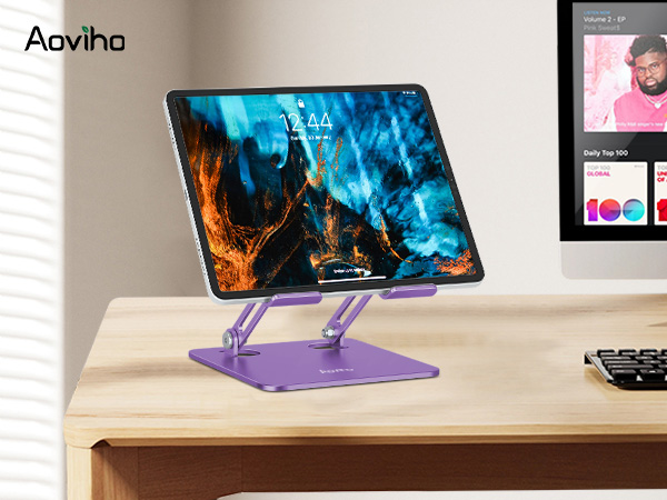 Aoviho Adjustable Tablet Stand for Desk