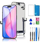 for iPhone 16 Plus Screen Replacement, 6.7 inch LCD Display 3D Touch Full HD Digitizer Frame Asse...