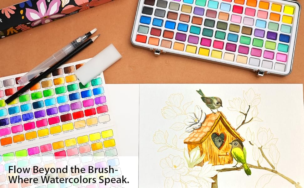 Watercolor Paint Set