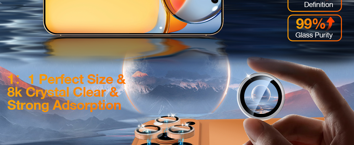 hd clear camera lens protector for iPhone