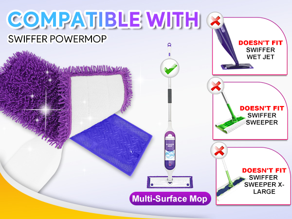 swiffer power mop refill pads