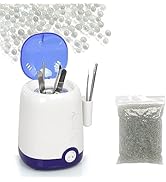 GoLashFun Nail Tool Sterilizer Machine,High Temperature Sterilization Nail Tool Cleaning Pot for ...