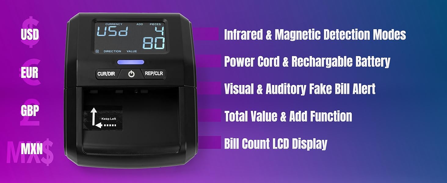 Counterfeit Bill Detector 