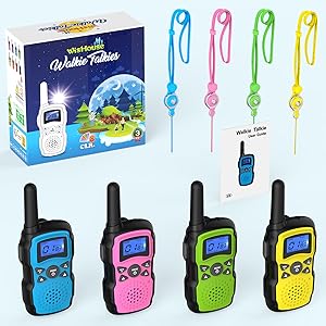 walkie talkies 4 pack for kids