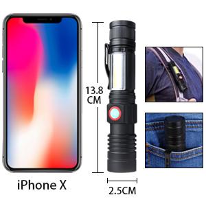 small flashlight with clip