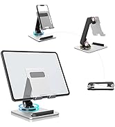 colorlizard Cell Phone Stand, 360°Rotating Foldable Phone Holder for Desk, Compatible with iOS/An...