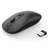 cimetech Wireless Computer Mouse | 2.4G Slim Cordless Mouse | Less Noise for Laptop | Ergonomic O...
