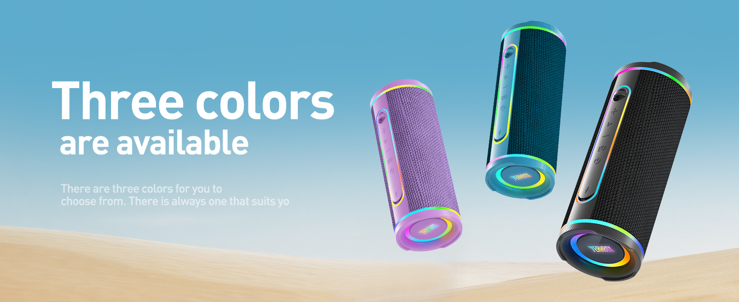 Three colors are available