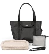 Cleverpup Transit Tote Dog Carrier 4-Piece Set - Premium Lightweight Pet Travel Bag with Plush Te...