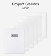 Dunwell Clear Plastic Project Sleeves (6 Pack), 8.5x11