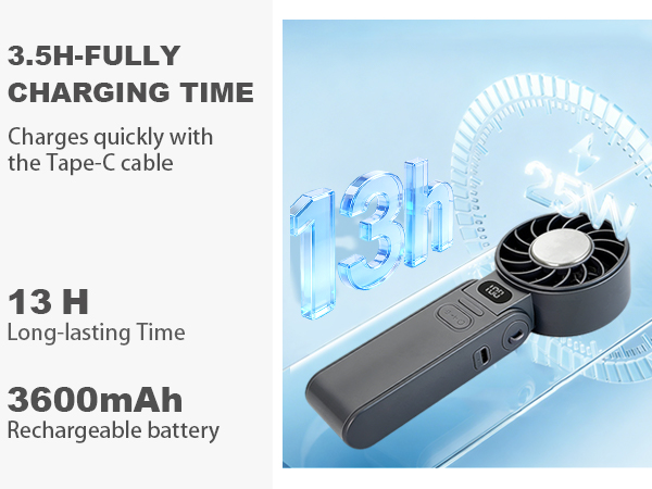 Portable Handheld Turbo Fan