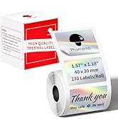 Phomemo Thermal Labels, Gradual Color Stickers,1.57'' x 1.18'' Self-Adhesuve Multi-Purpose Labels...