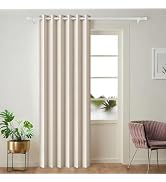 HMYI Full Blackout Memory Trained Pleated Curtains with Magnetic Closure, Thermal Insulated Solid...