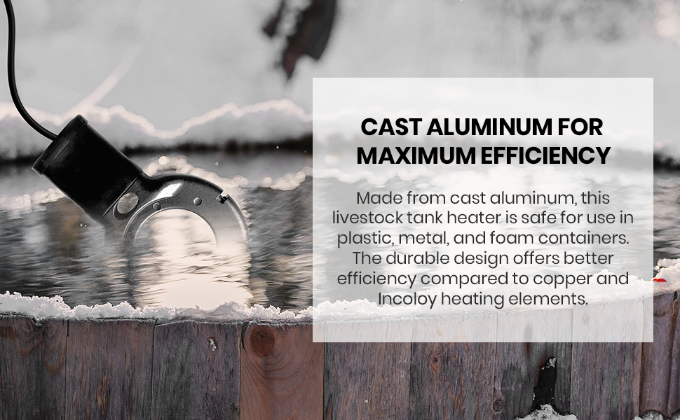 CAST ALUMINUMFOR heater de-icer