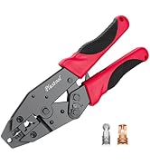 Plustool Crimping Tool for Spark Plug Ignition Wire, 8.5mm Ratchet Spark Plug Wire Crimper - Crim...