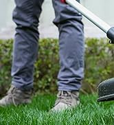 MZK String Trimmer, 20V Cordless Electric 14'' Weed Eater with Replacement Spools (4 Pack), 2 in ...