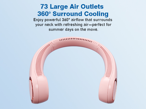 rechargeable neck fan
