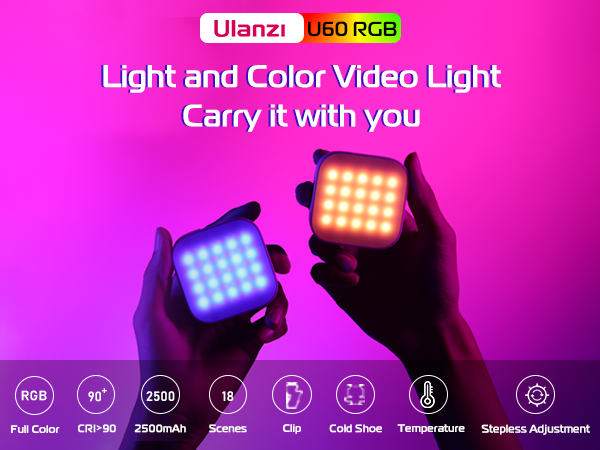zhiyun rgb youtube rgb led light wireless rgb lights on stand vl49 rgb ulanzi vl49 rgb video lights