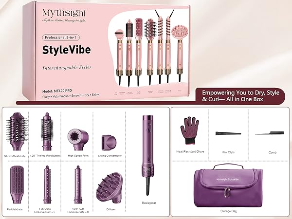 Empowering You to Dry, Style&amp;amp;amp;Curl-All in One Box
