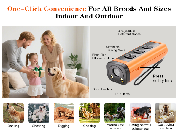 Dog Bark Deterrent Devices Rechargeable