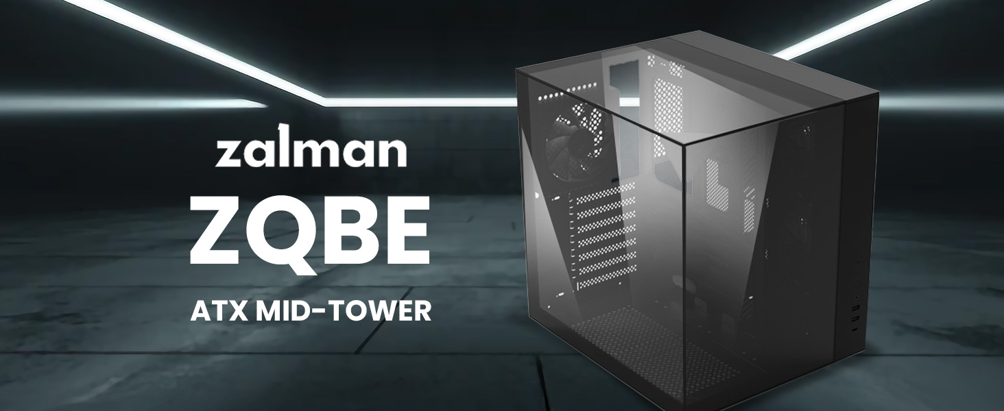 Zalman ZQBE ATX Mid-Tower PC Case