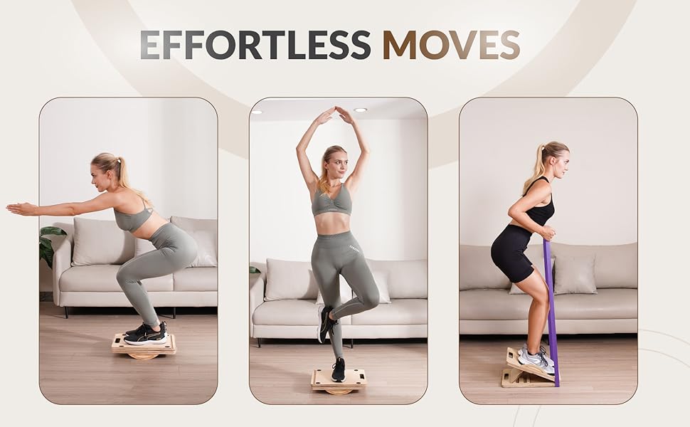 2 in 1 Balance Board &amp;amp; Slant Board for Calf Stretching