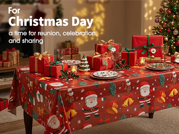 Christmas tablecloth
