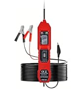 Auto Power Circuit Tester, Electrical Polarity Detector, Short Circuit Test Light with Overload P...