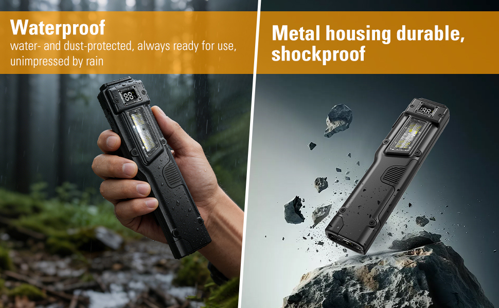 Flat EDC Flashlights High Lumens