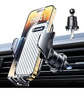 VANMASS Car Phone Holder Mount 2025 Upgraded [Patent Steel-Hook] Car Vent Phone Mount Clip Milita...