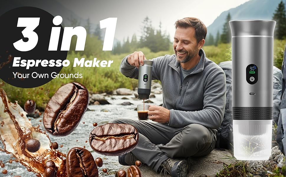 portable coffee maker;portable espresso machine;coffee maker portable