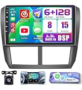 Realdio 6+128GB Android 15 for Subaru Forester 2008-2012 Car Radio Wireless Carplay Android Auto,...