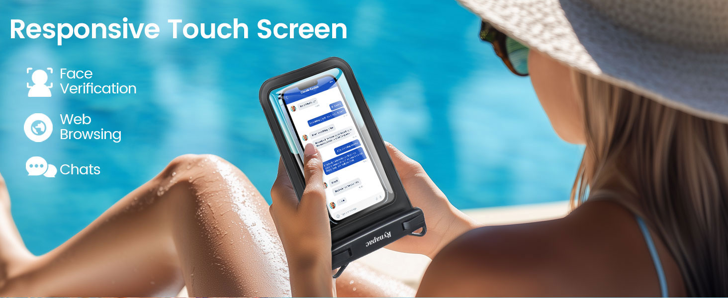 cell phone water protector pouch