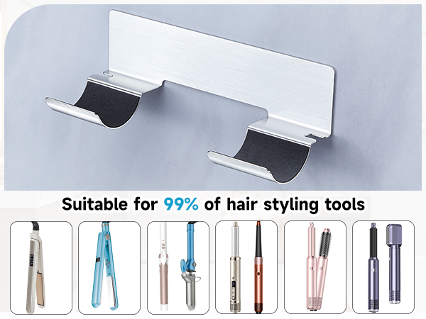 Hair Tool Organizer Wall Mount