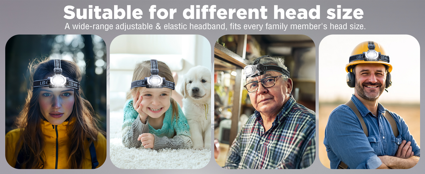 Designed to fit a wide range of head sizes with easy and secure adjustment