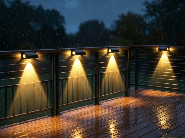 Solar Fence Lights Outdoor
