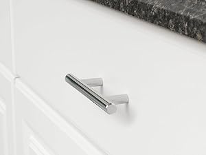 Basics Euro bar cabinet and drawer pulls in chrome, nickel, bronze, brass and black